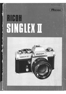 Ricoh Singlex 2 manual. Camera Instructions.